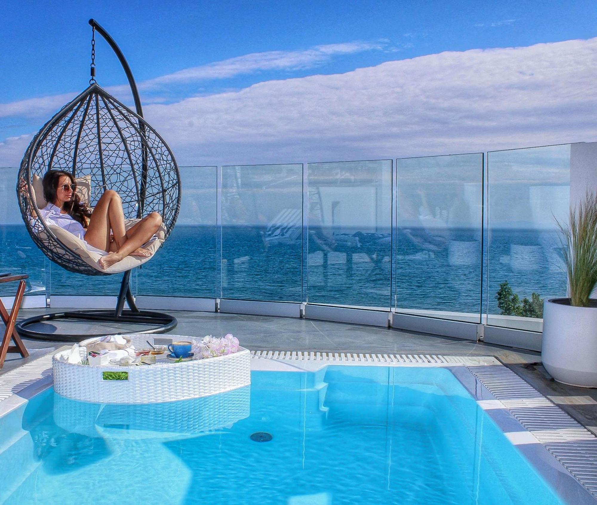 Panorama Suites & Spa - Adults Only Stomion  Exterior photo